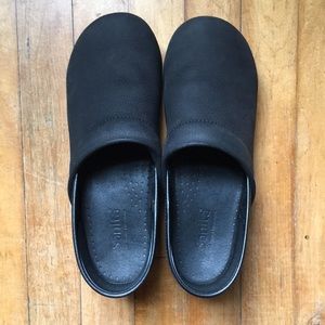 Sanita Women's Professional Oiled Leather Clogs 41